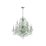 Imperial Chandelier 29.5" Polished Chrome