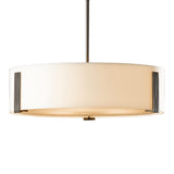 Impressions Pendant, shown in Dark Smoke, by Hubbardton Forge
