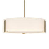 Impressions Pendant in Soft Gold by Hubbardton Forge