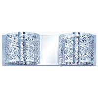 Inca Wall Mount by ET2 - 2-Light Polished Chrome