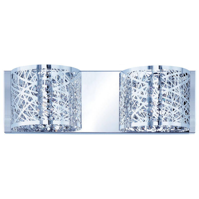 Inca Wall Mount by ET2 - 2-Light Polished Chrome