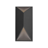 Indio Rectangular Outdoor Wall Sconce — Black