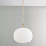 Ingels Pendant Light By Hudson Valley, Size: Large, Finish: Aged Brass
