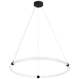 Inkara Suspension Large Matte Black By Matteo- Front View