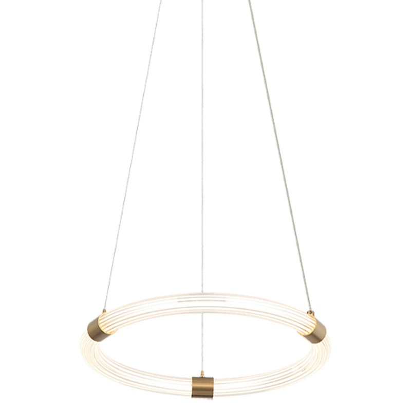 Inkara Suspension Small Aged Gold Brass By Matteo