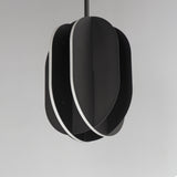 Interval LED Medium Ellipse Pendant by ET2 - 14.25 Inch, Black