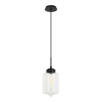 Irresistible Organic Charm Pendant Tall Cylinder Clear