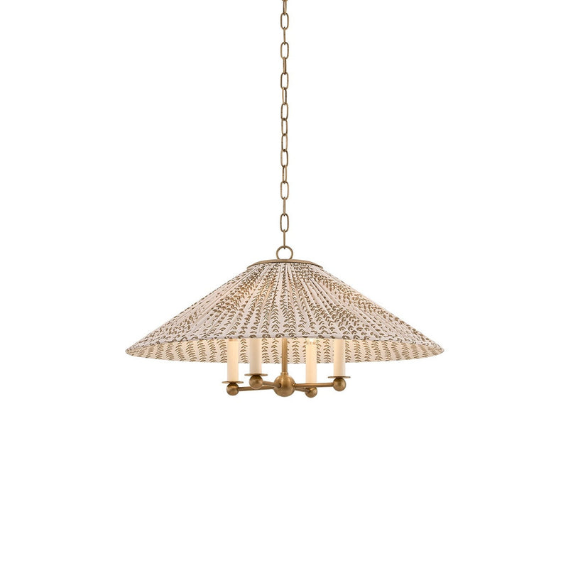 Isla Chandelier - Patina Brass