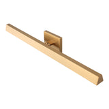 Isosceles Bath and Vanity Light 33 Inch Aged Gold Brass