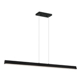 Isosceles Chandelier 45 Inch Matte Black