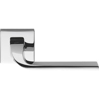 Isy Door Lever in Polished Chrome by Colombo Design