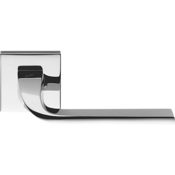 Isy Door Lever in Polished Chrome by Colombo Design