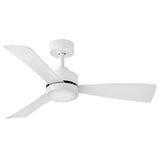 Iver 44” LED Smart Fan - Matte White