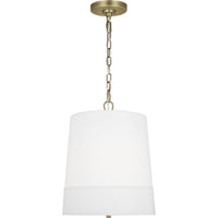 Ivie Pendant — 12", Time Worn Brass