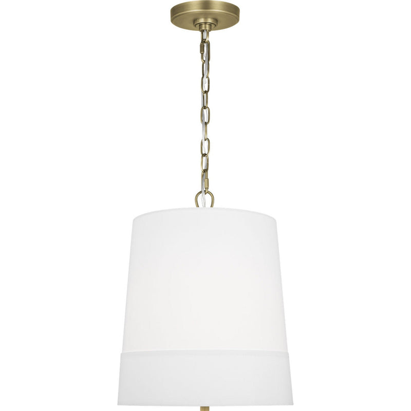 Ivie Pendant — 12", Time Worn Brass