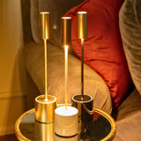 Ivory-Brushed Bronze Carolina Pro Portable Table Lamp by Zafferano