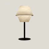 Ivory White Black Metal Hotel Tall Table Lamp by LZF