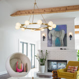 Izzy Wall Light Black By Lark Living - Lifestyle View2
