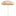 Round beach umbrella in warm multicolour stripes with a scalloped valance and pointed timber pole — Jardin Italian Umbrella 210 cm Diameter by Basil Bangs