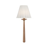 Jules 7.5'' LED Aged Brass + Wood Sconce by Crystorama