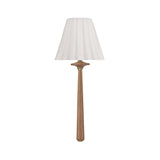 Jules 7.5'' LED Aged Brass + Wood Sconce by Crystorama