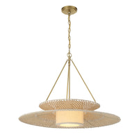 Juniper 29.5'' Soft Gold Chandelier by Crystorama