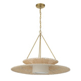 Juniper 29.5'' Soft Gold Chandelier by Crystorama