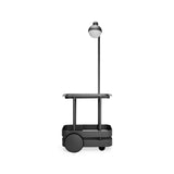 Jolly Trolley Lighted Bar Cart - Anthracite, lamp off