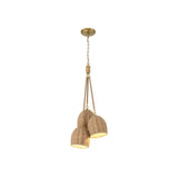 Jace 3-Light Cluster Pendant 11'' Soft Gold