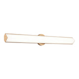 Jade Bath and Vanity Light 32 Inch Aged Gold Brass