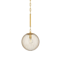 Jaipur Pendant - Small in Vintage Polished Brass by Corbett