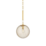 Jaipur Pendant - Small in Vintage Polished Brass by Corbett