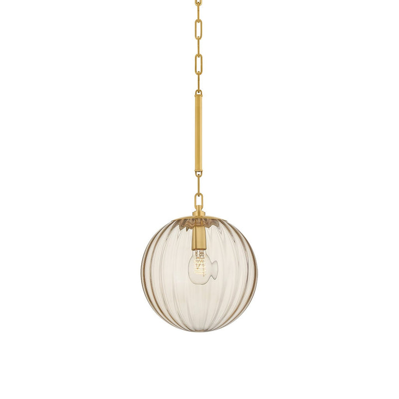Jaipur Pendant - Small in Vintage Polished Brass by Corbett