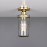 Jam Jar Flush Ceiling Light