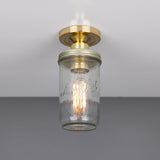 Jam Jar Flush Ceiling Light