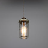 Jam-Jar Pendant - Antique Brass