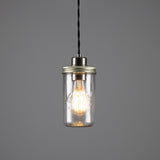 Jam-Jar Pendant - Antique Silver