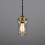 Jam-Jar Pendant - Satin Brass
