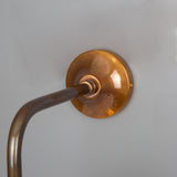 Jam Jar Wall Light - Antique Brass