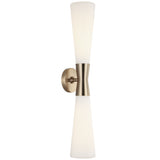 Jameson Wall Sconce Medium Champagne Gold By Matteo