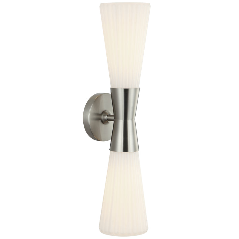 Jameson Wall Sconce Small Brushed Nickel By Matteo