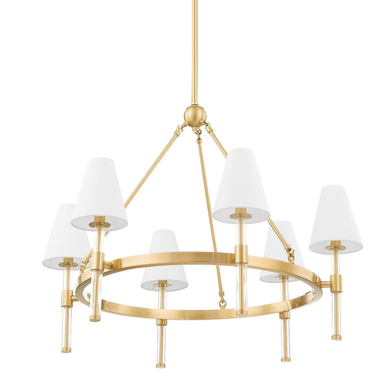 Janelle Chandelier - Aged Brass