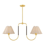 Janie Linear Suspension - Aged Brass