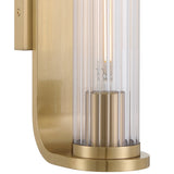 Jarvis 1 Light Sconce Aged Brass By Crystorama - Detailed View