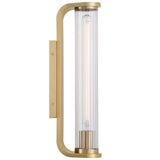 Jarvis 1 Light Sconce Aged Brass By Crystorama - With Light