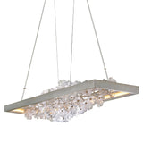 Jasmine Blossom Linear Suspension - Silver Leaf by Corbett