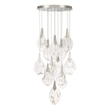 Jateo Multi-Light Chandelier 24 Inch Polished Nickel by Eurofase