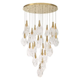 Jateo Multi-Light Chandelier 40 Inch Gold by Eurofase