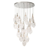 Jateo Multi-Light Chandelier 40 Inch Polished Nickel by Eurofase