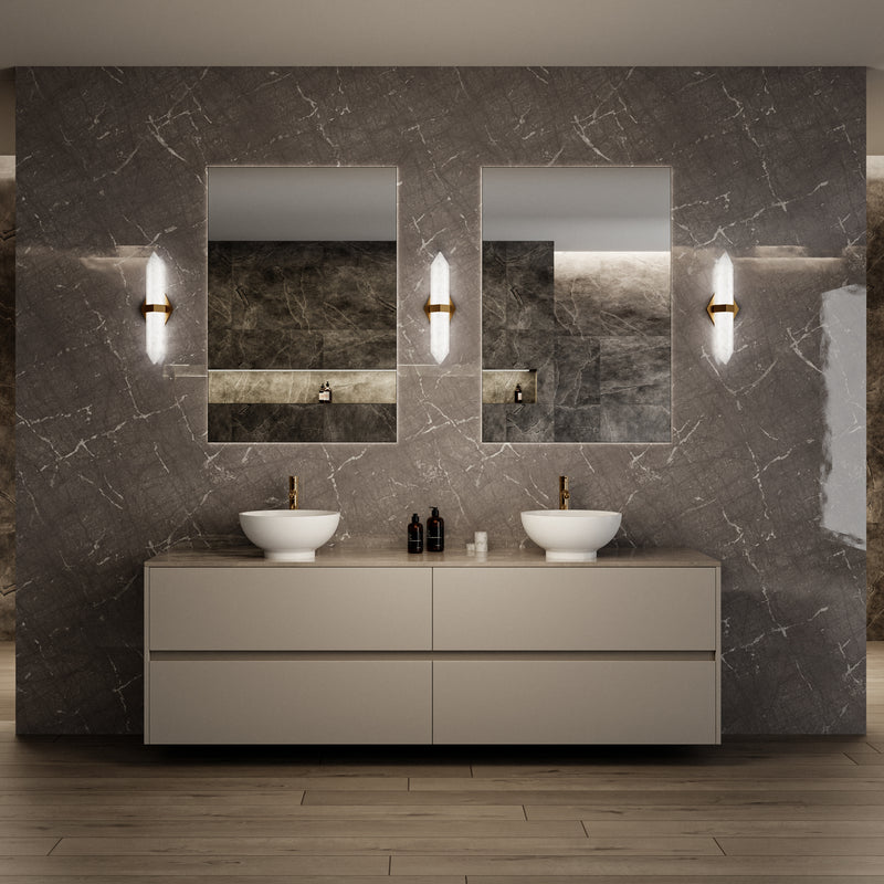 Javelin Vanity Light Black By Modern Forms Lifestyle View